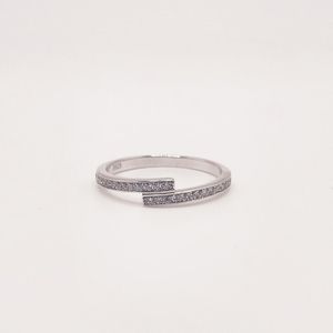 0.33ct Crossover Moissanite Radiant Band